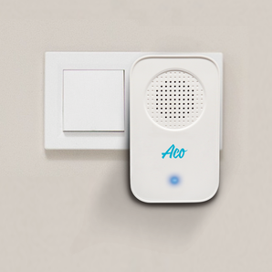DOORBELL RECTANGLE WIRELESS WITH KINETIC BELL PUSH