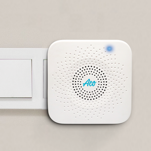 DOORBELL SQUARE WIRELESS WITH KINETIC BELL PUSH