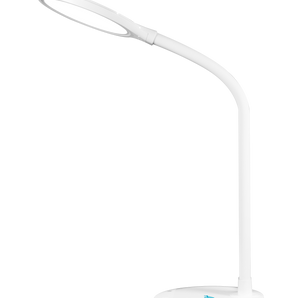 ROUND LED DESK LAMP WHITE