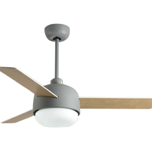 CEILING FAN GALE with LIGHT 3-BLD 44" GRAY
