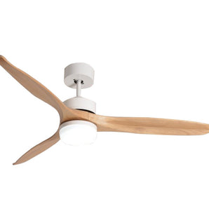 CEILING FAN W/ LED LT 3-BLD 52" WHITE