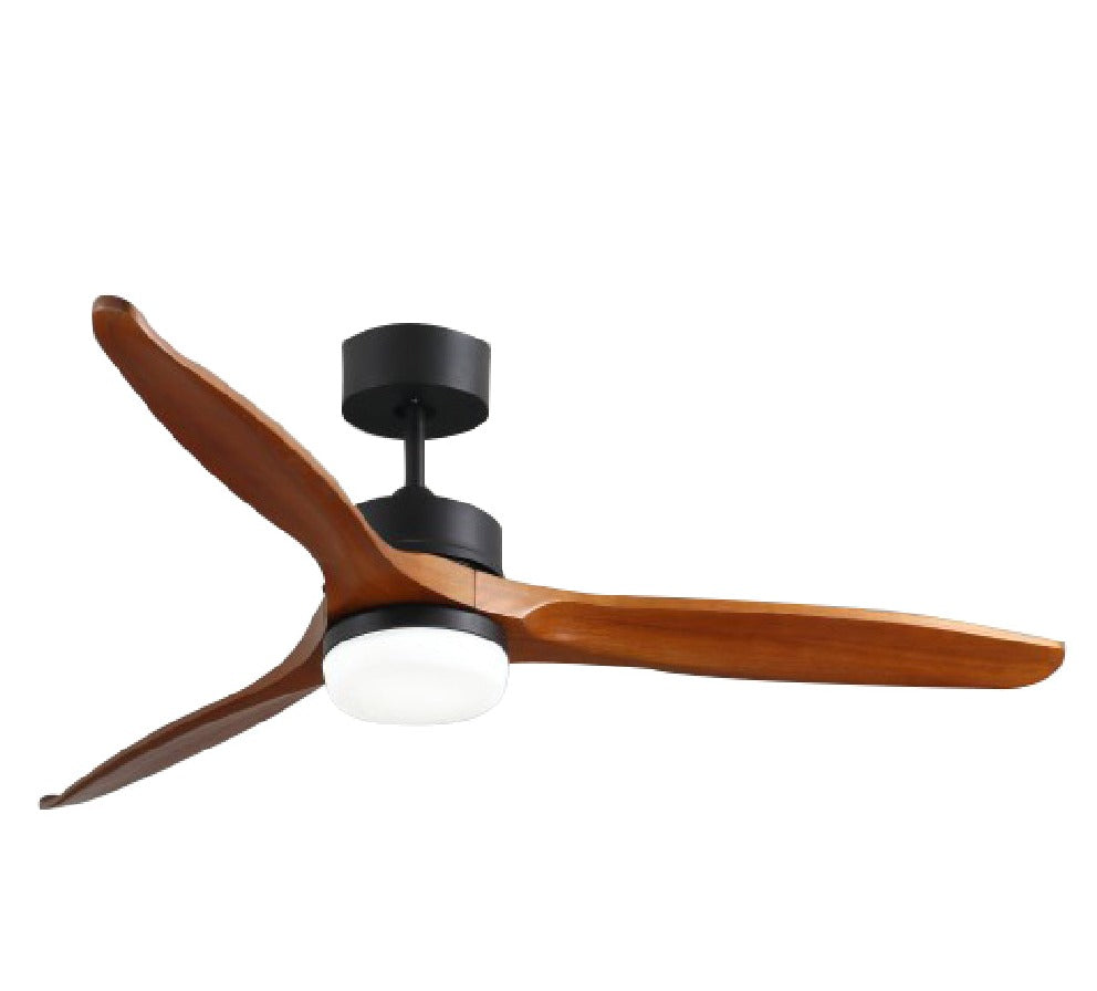 CEILING FAN W/ LED LT 3-BLD 52