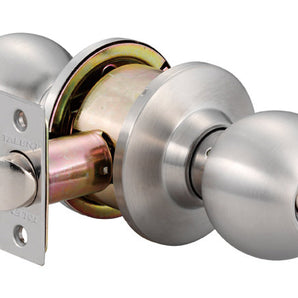 ENTRANCE CYLINDRICAL KNOBSET STAINLESS STEEL
