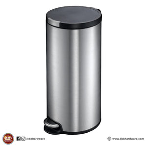 ARTISTIC STEP BIN 30L BRUSHED STAINLESS STEEL