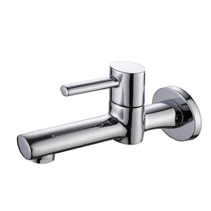 FAUCET ON-WALL COLD ONLY CHROME