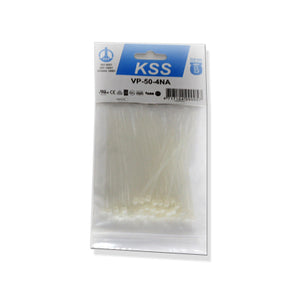 CABLE TIE CV-100 4" 50-PC NATURAL