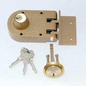 DEADLOCK DOUBLE CYLINDER GOLD LACQUER
