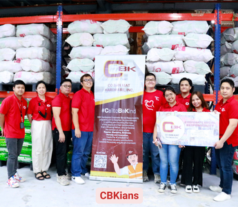 CBKians Lead with Climate Action: Volunteering at GMA Kapuso Warehouse