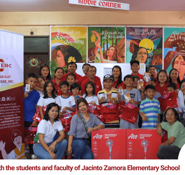 Empowering Young Minds: CBK Hardware’s Support for Quality Education at Jacinto Zamora Elementary School