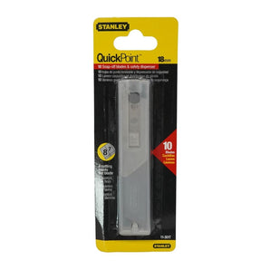 STANLEY Replacement Blade Quick-Point 18mm 10pc