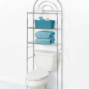 BATH SHELVES SPACESAVER 23.25X69H CHROME