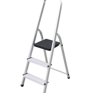 3 STEP ALUMINUM HOUSEHOLD LADDER -4FT