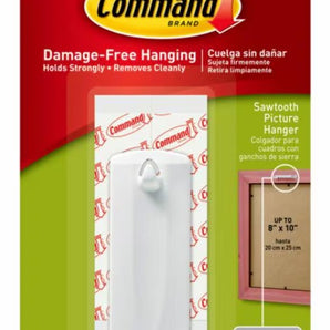 COMMAND SAWTT PIC HANGER 1PC 2 STR