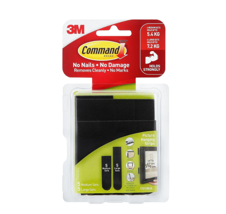 COMMAND PIC HANGING STRIPS M & L 10PC - CBK Hardware