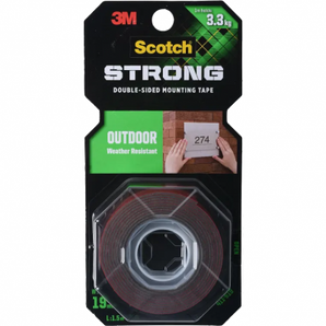 SC OUTDOOR MOUNTING TAPE 19MM X 4M