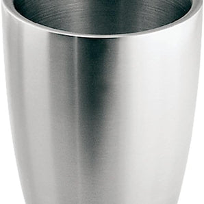 Rain Tumbler 3.25X4.25 Clear/Brushed Stainless Steel
