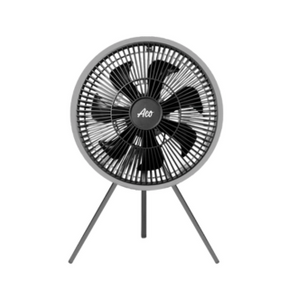 RECHARGEABLE TRIPOD MINI TABLE FAN 11" 10000mAh DARK GRAY