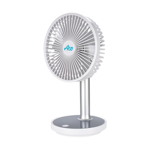 TABLE FAN ADJUSTABLE with LED LIGHT 2000MAH