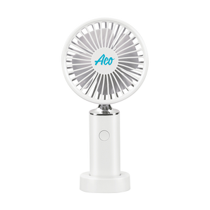 RECHARGEABLE HANDHELD FAN 1200mAh WHITE