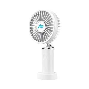 HANDHELD FAN TIED with  BASE 1200MAH WHITE