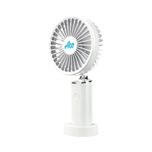 RECHARGEABLE HANDHELD FAN 1200mAh WHITE