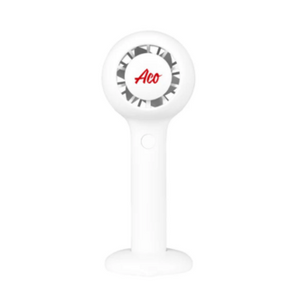 RECHARGEABLE AROMA HANDHELD FAN WHITE