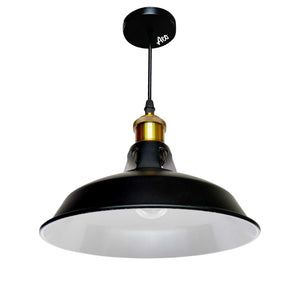 IRON FLAT-SPHERE PENDANT LIGHT