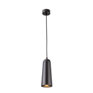 ASHWOOD ROUND TUBE PENDANT LIGHT BLACK 6W