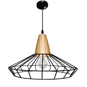 METAL WIRE ROUND PENDANT LIGHT