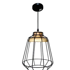 METAL WIRE IRON BELL PENDANT LIGHT