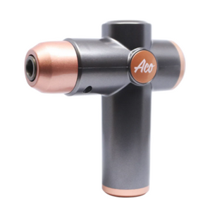 MASSAGE GUN GRAY & ROSE GOLD