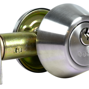 DEADBOLT SINGLE CYLINDER SATIN STAINLESS