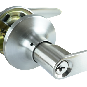 LEVERSET TUBULAR ENTR STRAIGHT SATIN NICKEL