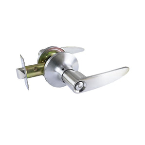 LEVERSET TUBULAR PRIVACY STRAIGHT SATIN NICKEL