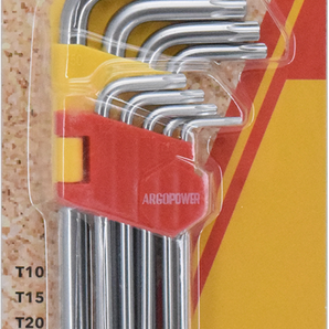 Argo Torx Key Set 9-Pc T10–T50 – High-Quality Tool Set ARG830212