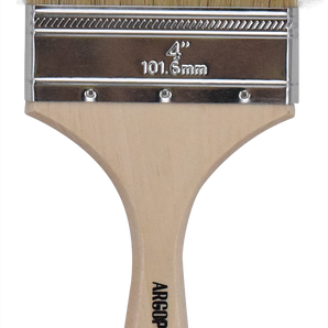 Argo Paint Brush Wooden Handle 4" – High-Quality Professional ARG860204