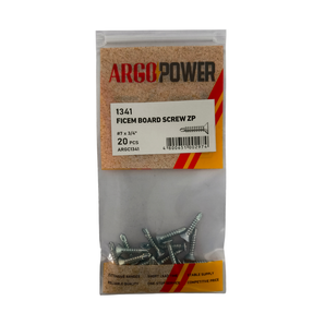 FICEM BOARD SCREW SDS CSK #7 3/4" 20PC Z