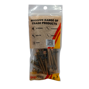 TEK SCREW HH SEALED SDS #12 2" 20PC YZ