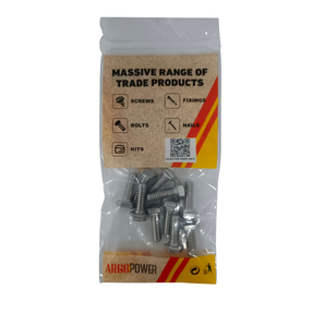 HEX CAP SCREW BOLT 1/4" X 3/4" 10PC SS