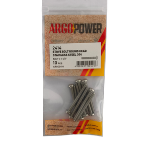 STOVE BOLT RND HEAD 5/32" X 1-1/2" 10PC