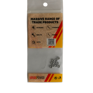 HEX NUT 1/8" 10PC SS