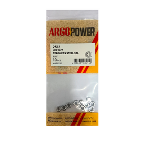 HEX NUT 5/32" 10PC STAINLESS STEEL