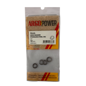 LOCK WASHER 1/4" 10PC SS