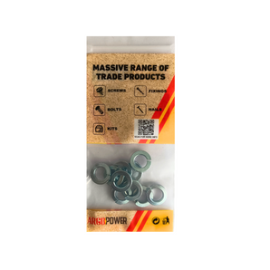 LOCK WASHER 3/8" 10PC ZIN PLATED