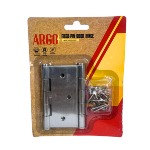 ARGO HINGE FIXED PIN 3.5X3.5X2MM BRUSHED NICKEL