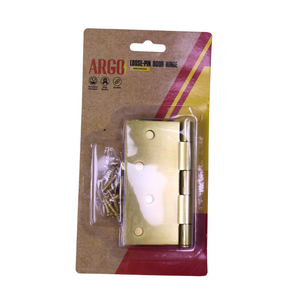 HINGE LOOSE PIN 4X4X2MM STL SATIN BRASS