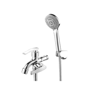 AQUA 2-WAY BATHROOM FAUCET W/ SHOWER KIT CHROME