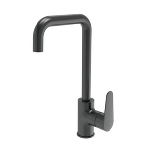 CLYDE H&C DECK MOUNT KITCHEN FAUCET MATTE BLACK