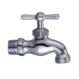HOSE BIB FAUCET CHROME