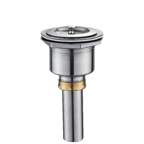 KITCHEN SINK STRAINER WITH COVER STAINLESS STEEL 1.5" x  ⌀110 mm